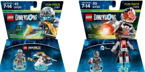 LEGO Dimensions Fun Packs Only $7.50 (Regularly $14.99)