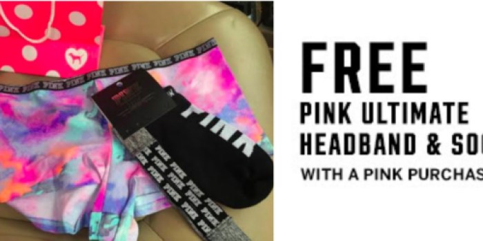 Victoria’s Secret: Free PINK Ultimate Headband & Socks with PINK Purchase (In-Stores Only)