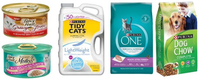 Fancy Feast and Purina Products