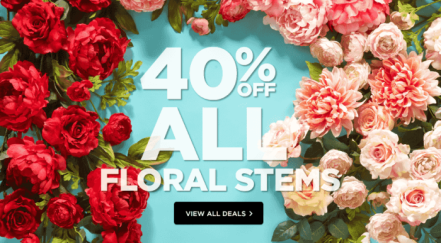 Floral Stems Michaels Sale