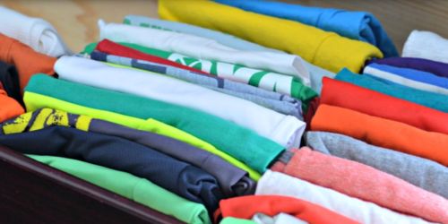 How To Fold Clothes to Save Space (Organizing Tip Using KonMari Folding Method)