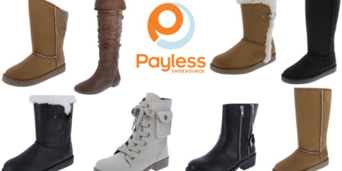 Payless ShoeSource: 25% Off Entire Purchase = Women’s Boots Only $18.74 (Reg. Up to $59.99)