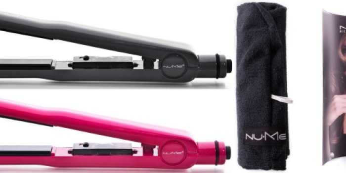 NuMe Fashionista Flat Iron AND Free Microfiber Hair Wrap ONLY $39 Shipped (Lowest Price!)