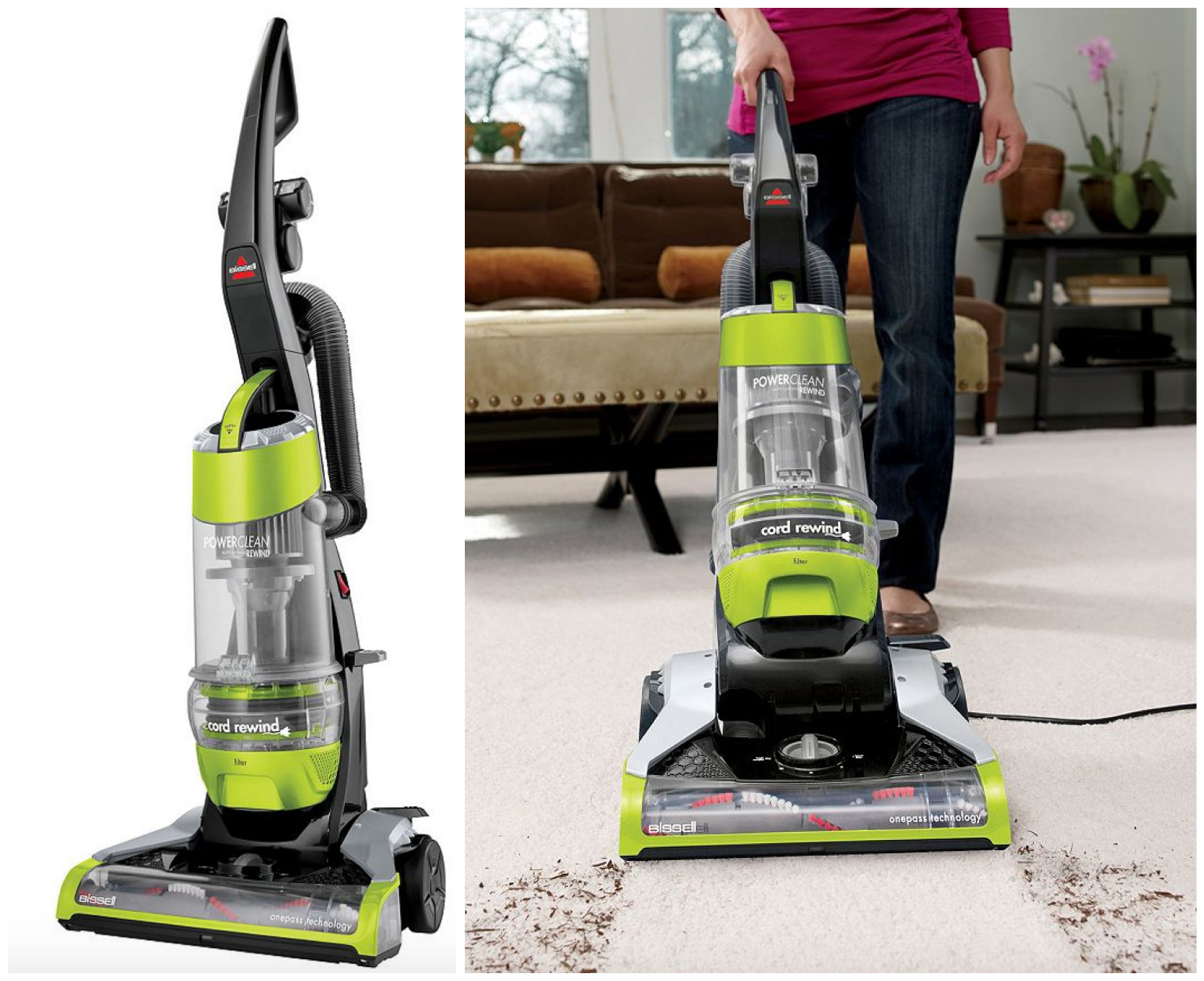 Kohl's Bissell PowerClean Rewind Bagless Vacuum 47.99 (Reg. 139.99