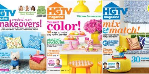 HGTV Magazine Subscription ONLY 75¢ Per Issue (Extended Through Tonight!)