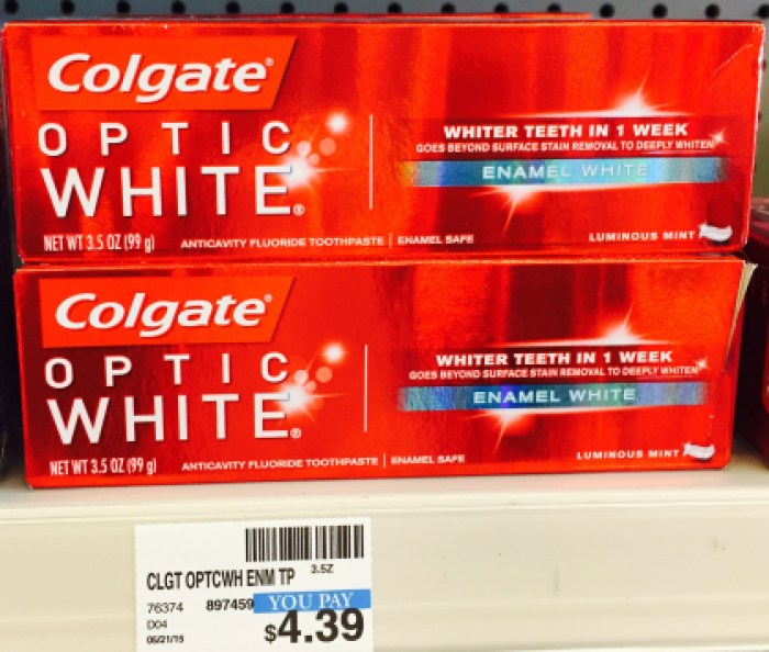 Colgate Optic White toothpaste 3.5 oz. CVS
