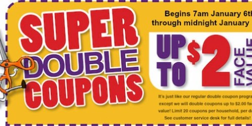 Harris Teeter Super Double Coupons (1/6-1/12)