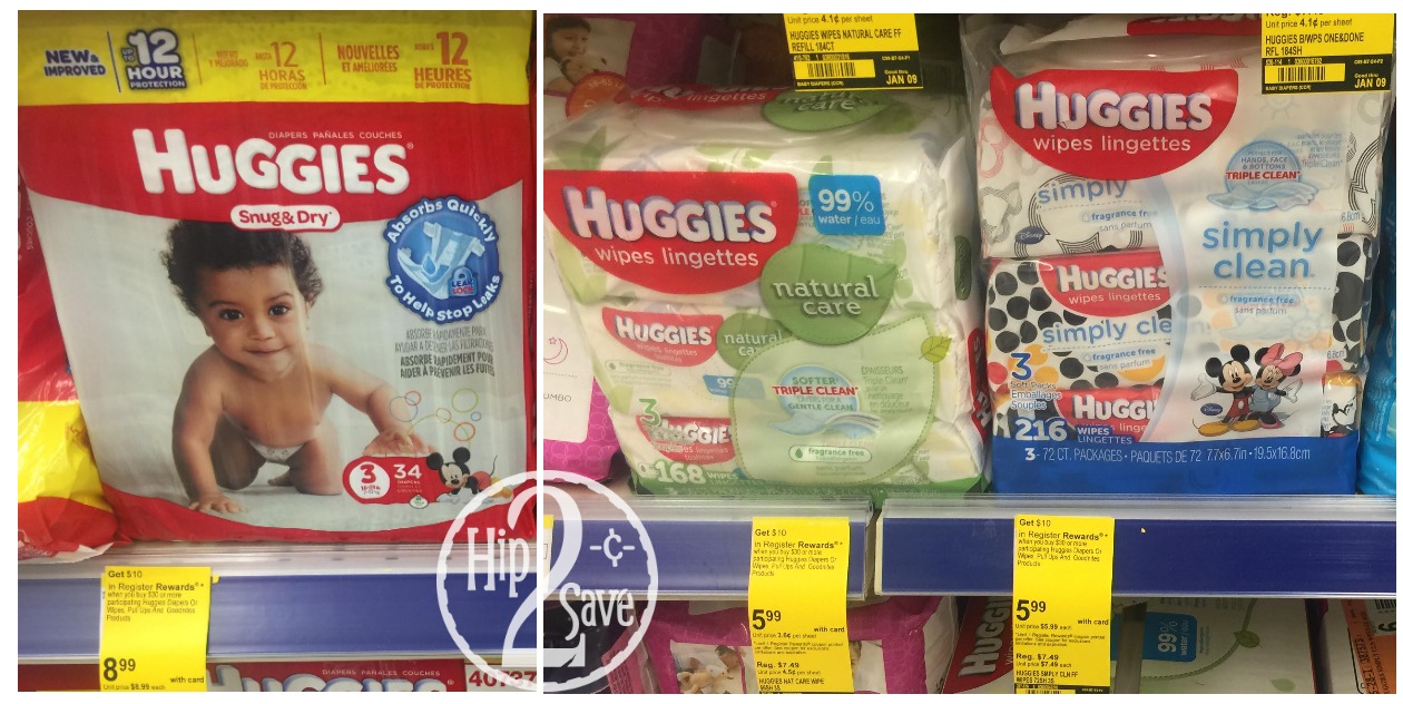 Walgreens Huggies Diapers, Baby Wipes & PullUps Only 4.12 Each