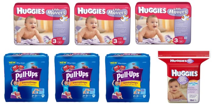 Huggies Diapers, Pull-ups and wipes