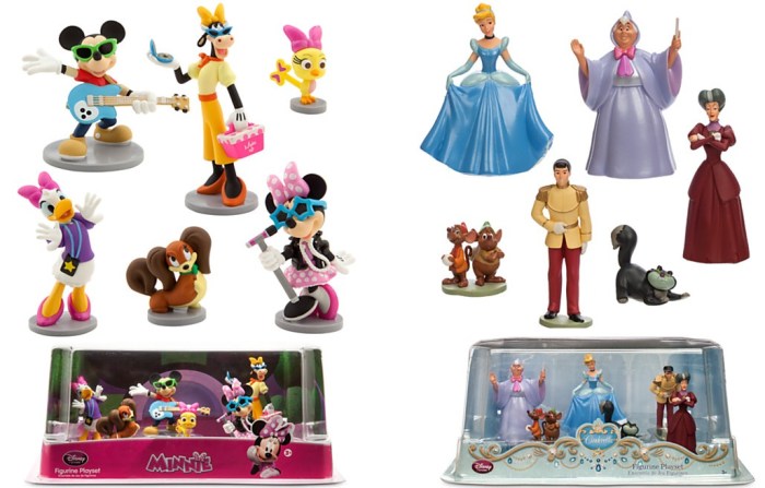 Minnie and Cinderella Figurine Playsets