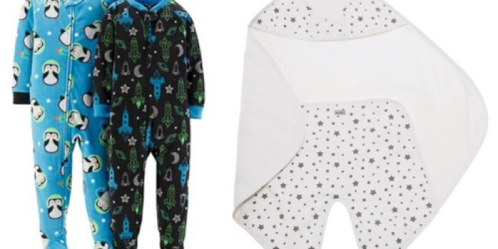 Target: Carter’s 2-Pack Footed Sleepers Only $10.69 (Just $5.35 Each)