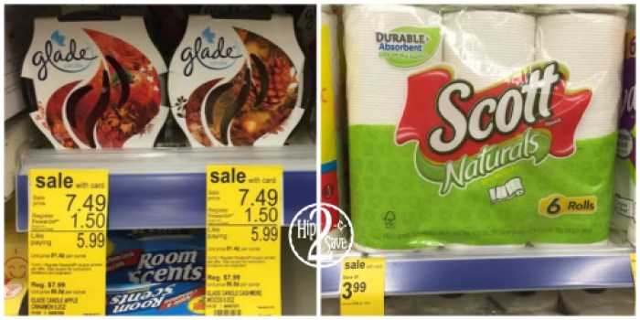 Walgreens: Awesome Buys on Glade Candles, Scott Paper Towels, Purell & More