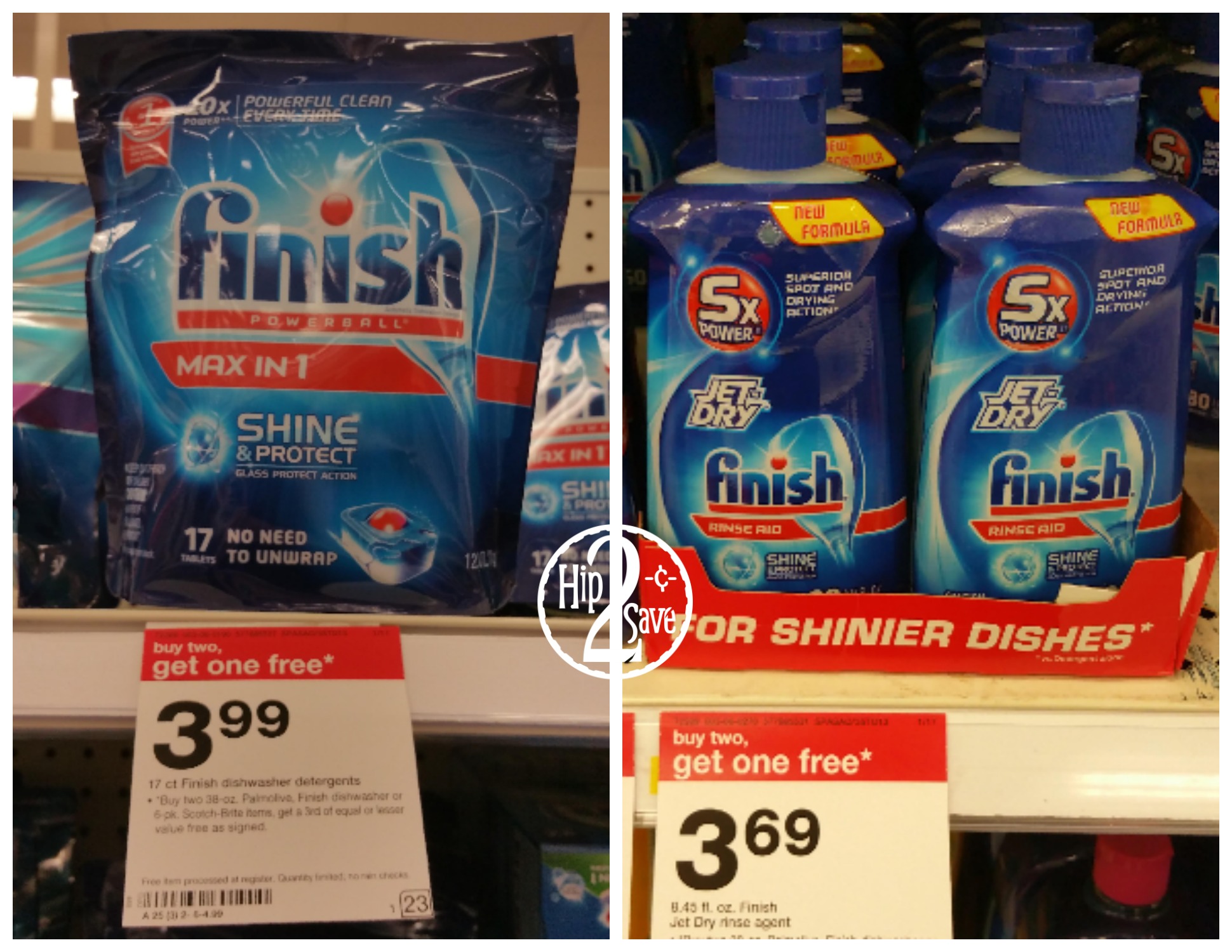 Target Finish MaxInOne Dishwasher Detergent Only 2.29 + More