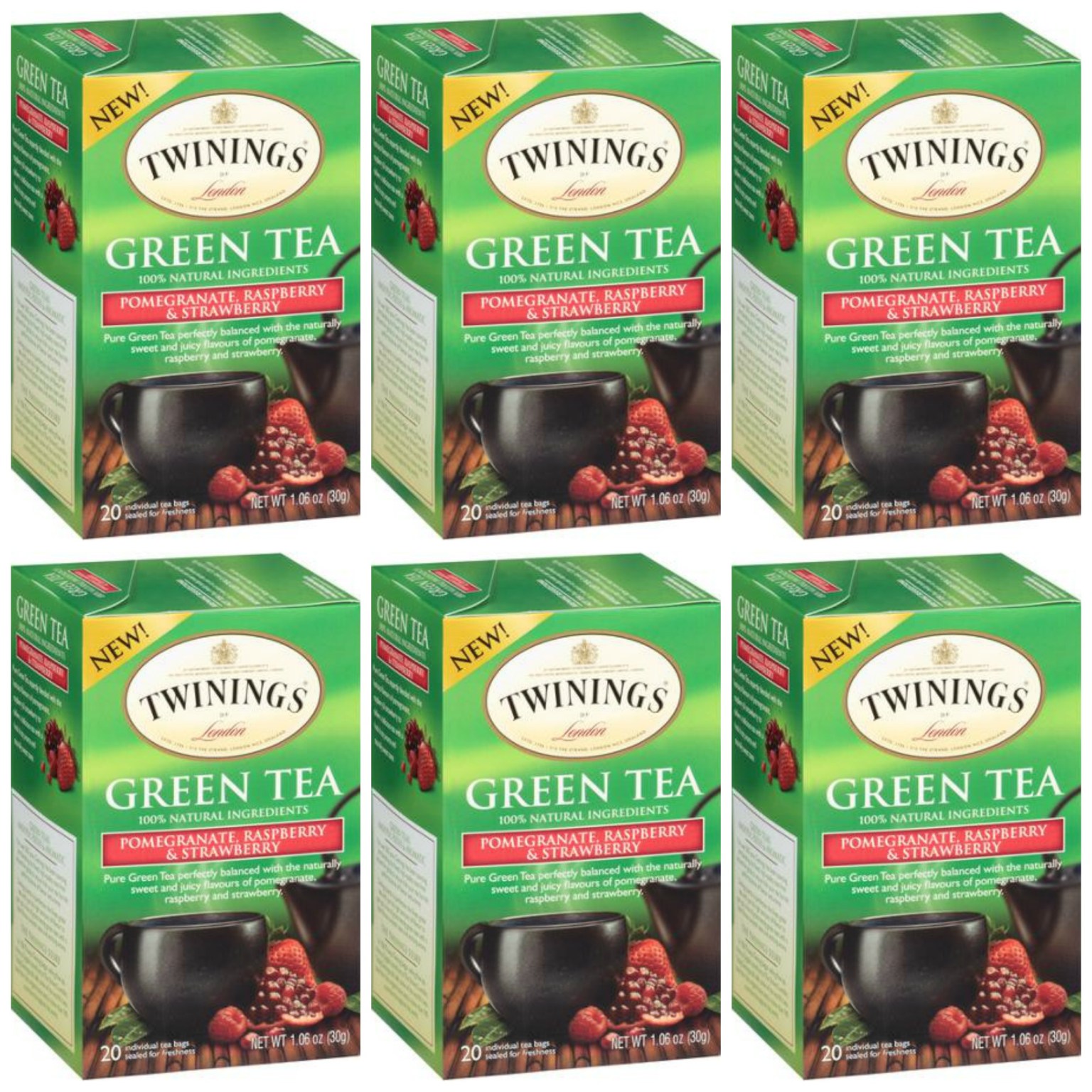 Amazon Twinings Green Tea 20Count Boxes ONLY 63¢ Per Box Shipped