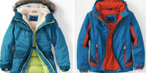 Lands’ End: Extra 20% Off Clearance Prices = Nice Buys on Kid’s Parkas AND Snow Boots