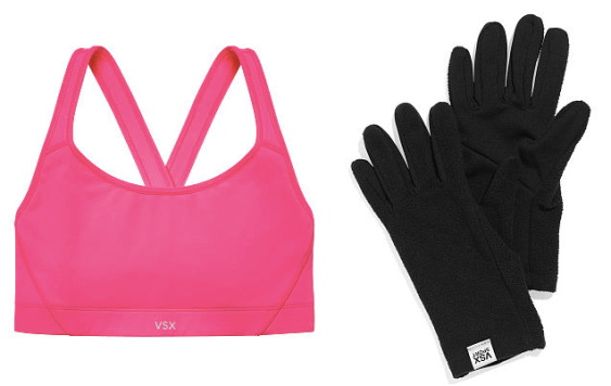 Victoria's Secret Free Touchscreen Gloves w/ Sport Bra Purchase
