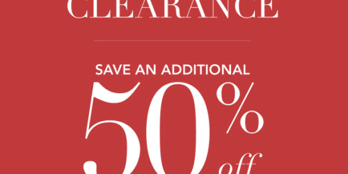Dillard’s: Extra 50% Off Permanently Reduced Merchandise – Online AND In-Store