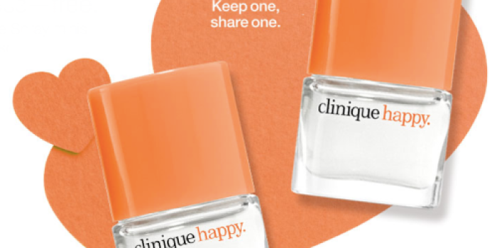 Clinique: TWO Free Happy Perfume Spray Minis AND Free Shipping with ANY Purchase