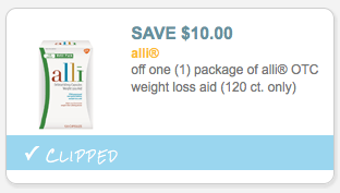 New 10 1 Alli Weight Loss Aid Coupon Upcoming Target Deal