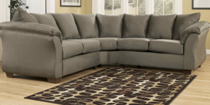Military Exchange Online Store: Ashley Sectional Sofa Only $199.99 Shipped