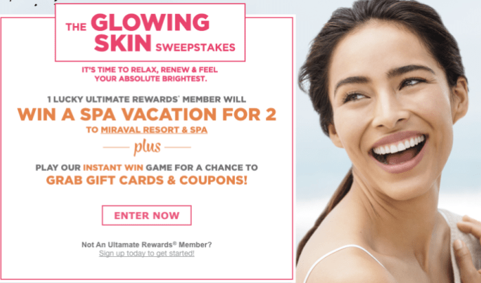 The Glowing Skin Sweepstakes