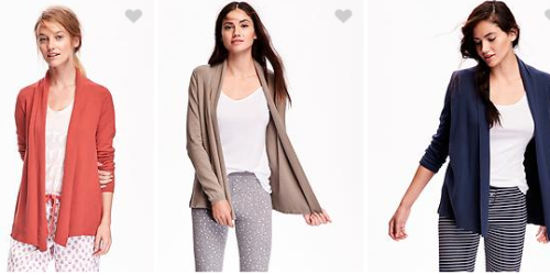 Old Navy: Extra 30% Off Clearance + Extra 30% Off w/ Email Sign-Up = Women’s Cardigan $7.33