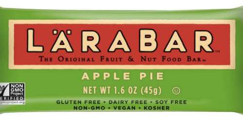 Amazon: FIVE LARABAR Apple Pie Gluten-Free Bars $1.40 Shipped (Only 28¢ Each)