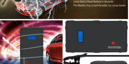 Amazon: Portable Smart Jump Starter $66.99 Shipped (Jump Start Dead Battery in Seconds)