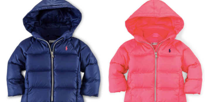 Ralph Lauren: Up to $275 Off Your Order (Quilted Down Jackets for Baby Only $39.99)