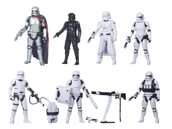 Amazon Exclusive Star Wars The Force Awakens 3.75-Inch Figure Troop Builder 7-Pack