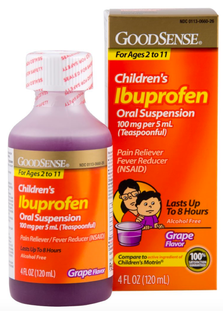Amazon GoodSense Children's Ibuprofen Pain Reliever/Fever Reducer Only