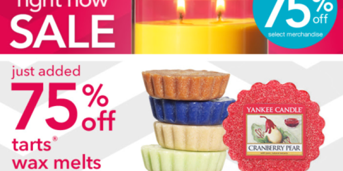 Yankee Candle: Tarts Wax Melts & Samplers Votives Only 50¢ Each (Reg. $1.99) + More