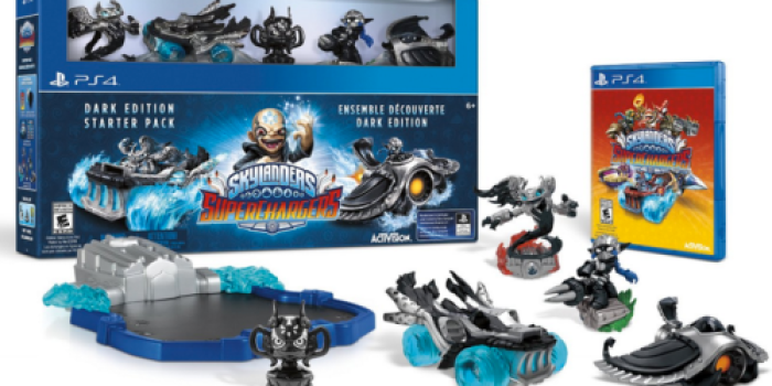 Amazon: Skylanders SuperChargers Dark Edition Starter Pack PS4 Edition Only $35.36 Shipped