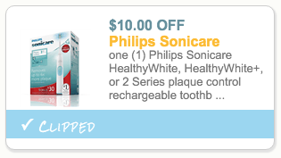 Philips Sonicare toothbrush coupon
