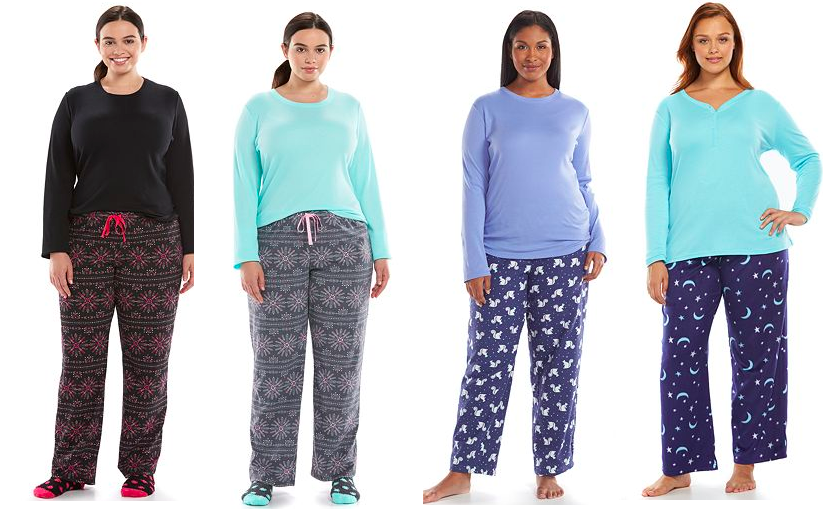 Kohl's Cardholders 3Piece Plus Size Pajama Sets Only 7.69 Each