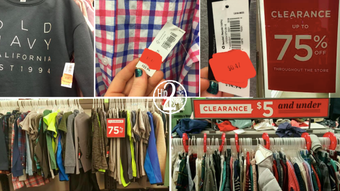 Old Navy In-Store Clearance: Up to 75% Off