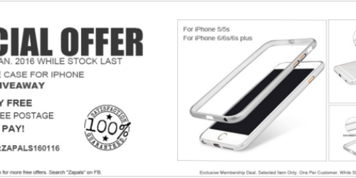 Free Metal Frame iPhone Case (1st 20,000!)