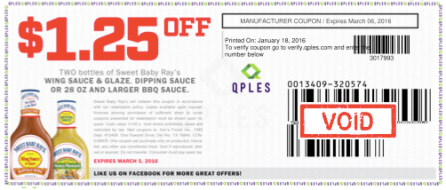 Sweet Baby Ray's Coupon