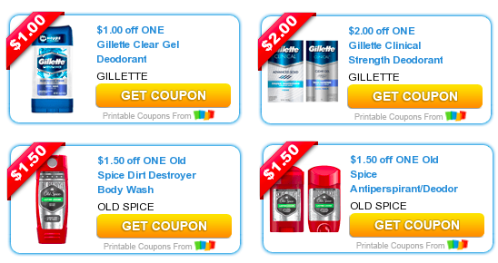 gillette coupons