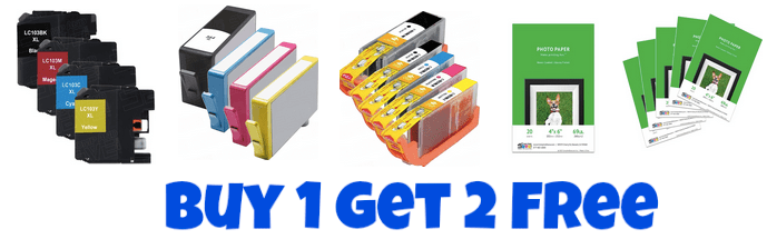 CompAndSave: Buy 1 Printer Ink or Photo Paper and Get 2 Free