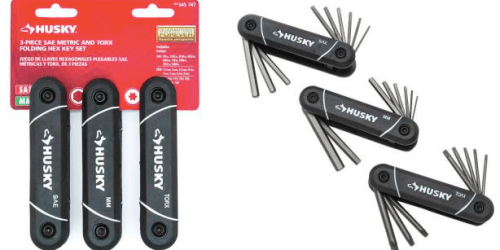 Home Depot: Husky Folding Hex Key 3-Piece Set ONLY $5
