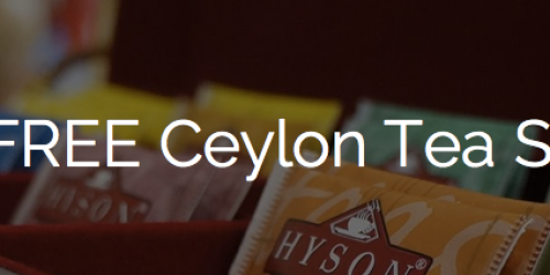 FREE Hyson Ceylon Tea Sample