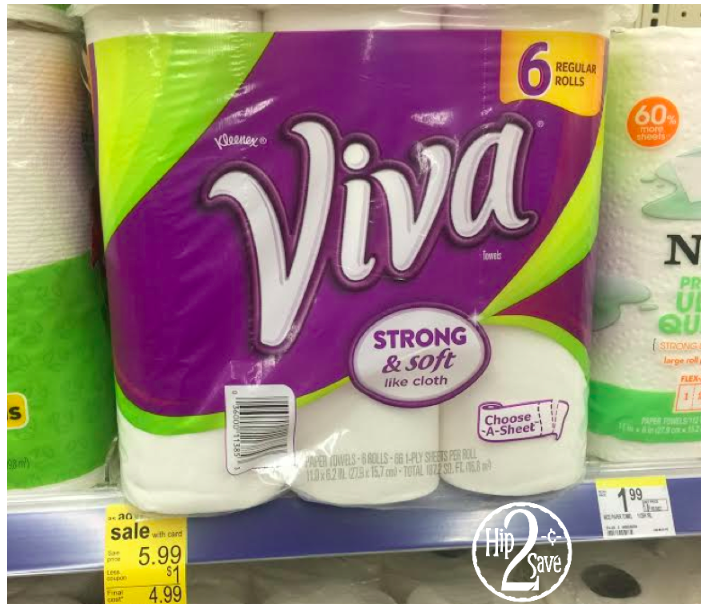 Walgreens: Viva Paper Towels Only 42¢ Per Roll