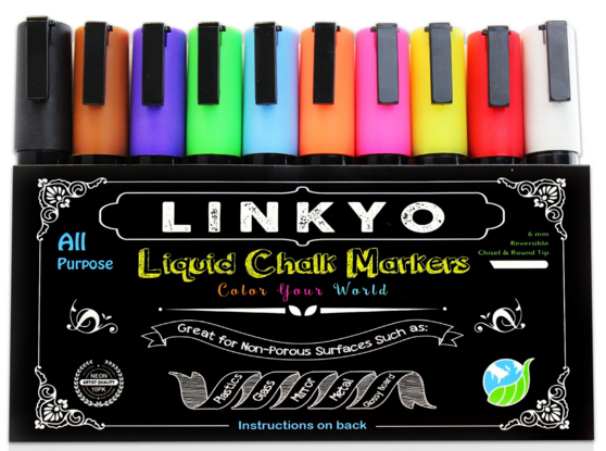 Vivid Colors Chalk Markers - 8 Piece Set, Hobby Lobby