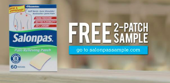 FREE Salonpas Pain Relieving 2-Patch sample