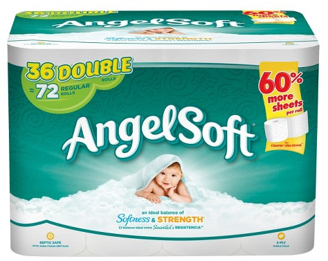 Angel Soft bathroom tissue