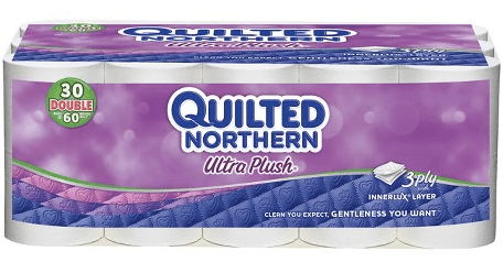 Quilted Northern bathroom tissue