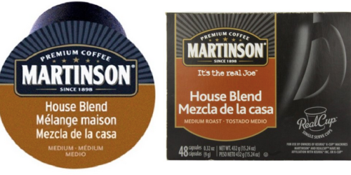Amazon: Martinson Coffee K-cups 48-Ct Only $14.30 Shipped (Just 30¢ Per K-Cup!)