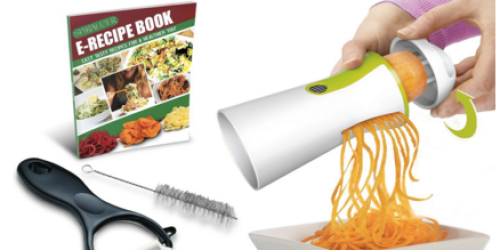 Amazon: Spiralizer Spiral Slicer Complete Bundle Kit Only $9.97
