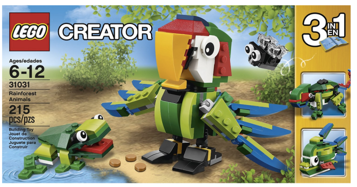 VERY Highly Rated LEGO Creator Rainforest Animals set Only $11.97